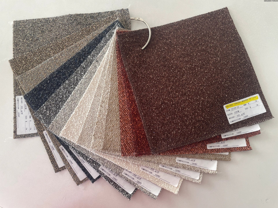 Polyester fiber curtain fabric